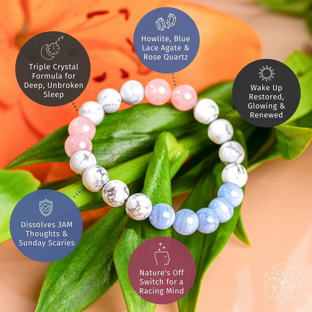 3AM Thoughts Off - Deep Sleep Trio Bracelet - Wickedways