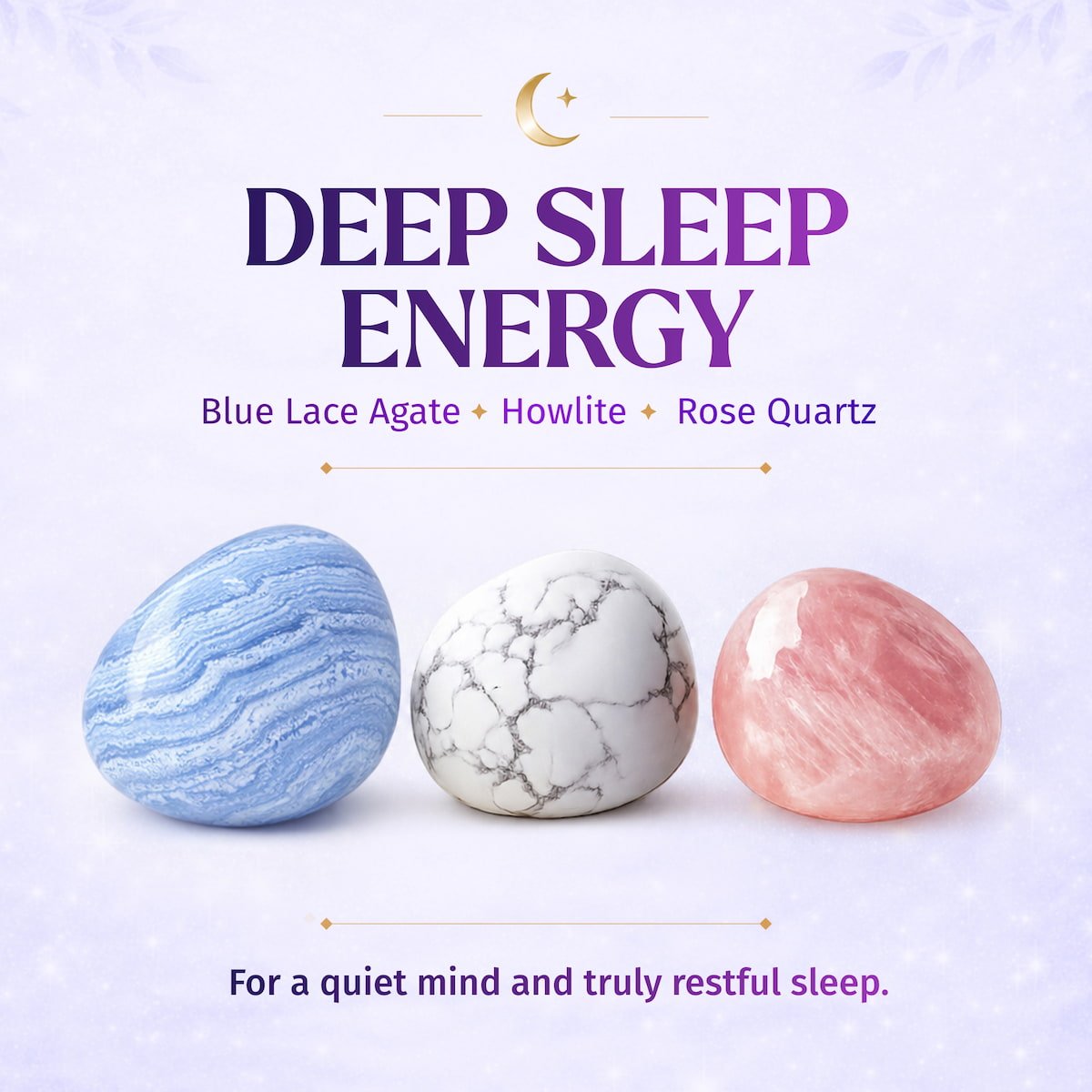 3AM Thoughts Off - Deep Sleep Trio Bracelet - Wickedways