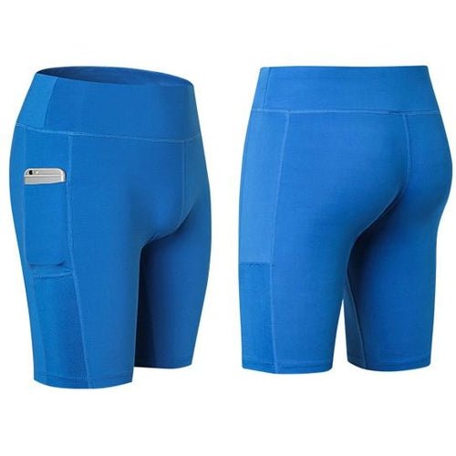 All Seasons Yoga Shorts Stretchable With Phone Pocket - Wickedways