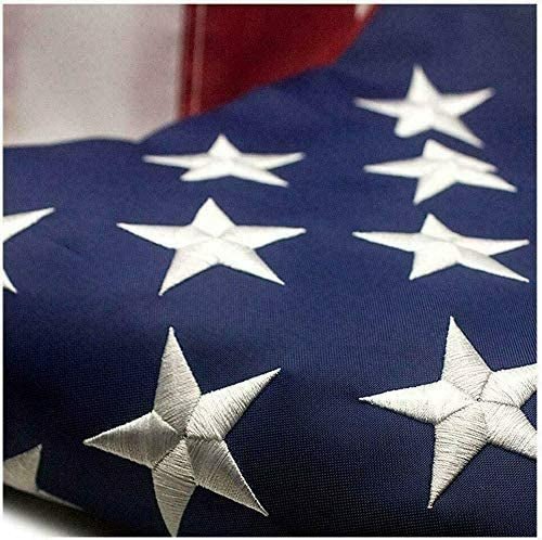 American Flag Outdoor Heavy Duty Embroidered Stars USA Flag - Wickedways